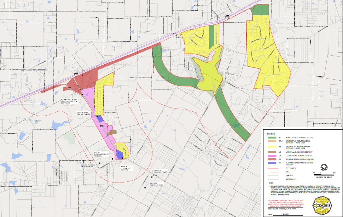 City of Brock Zoning Map